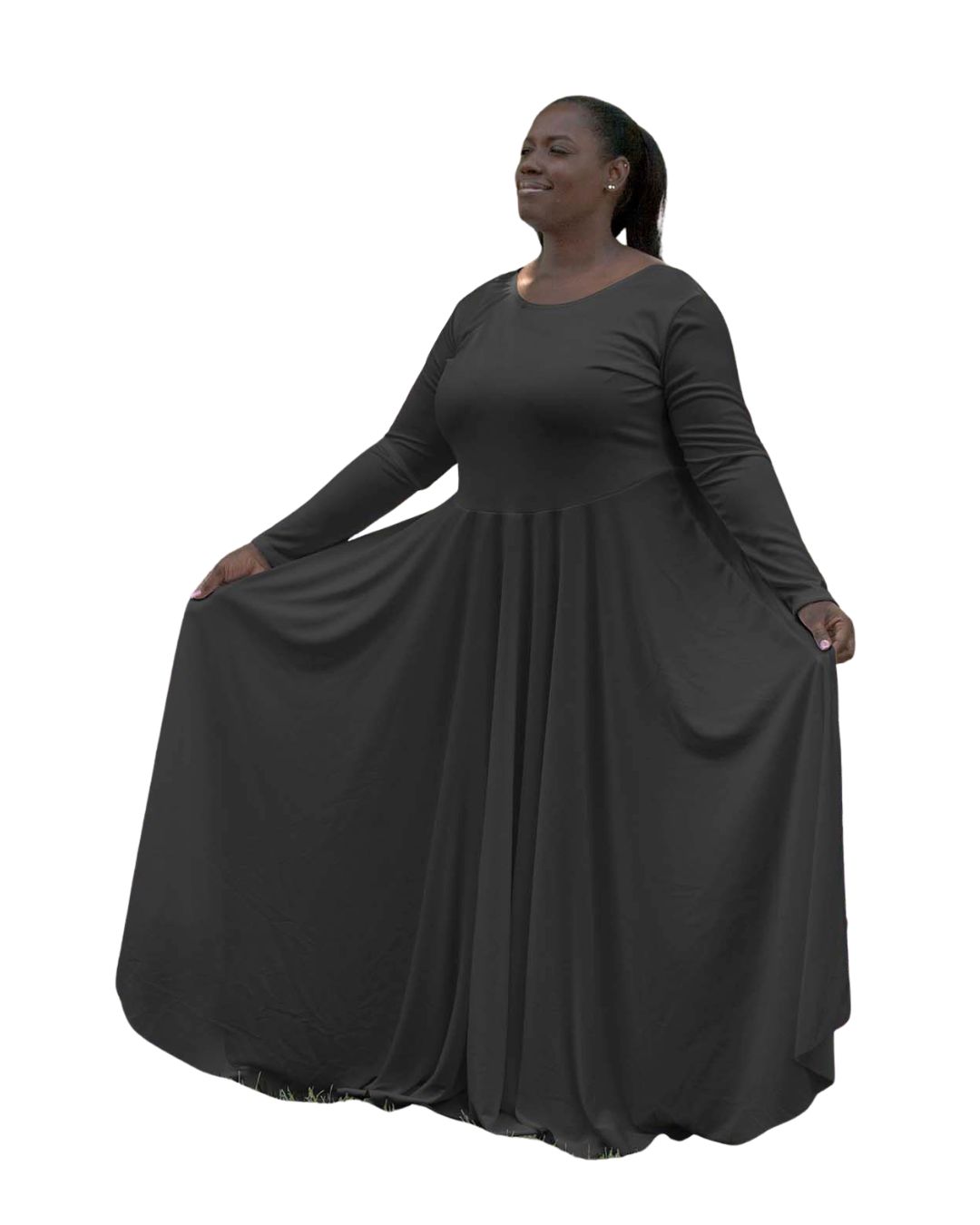 BM9122X DRESS, Color: BLK, Size: 1XA