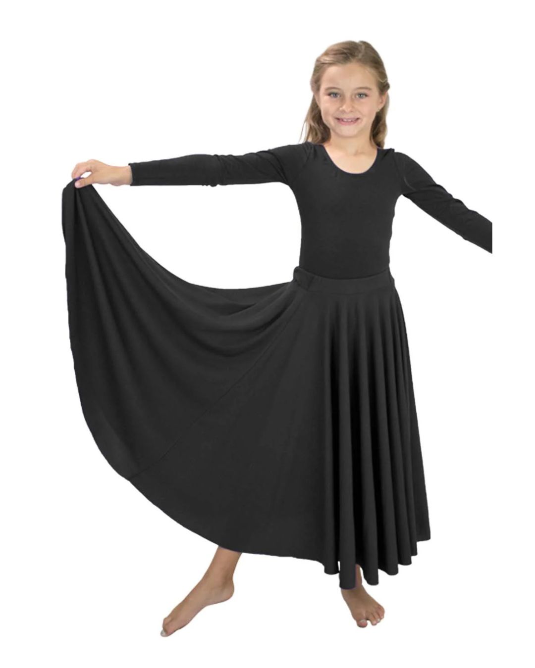 BM2235G SKIRT CHILD, Color: BLACK, Size: S/M C