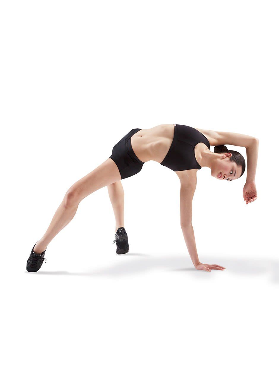 R3614 Ladies Arabesque V Front Short