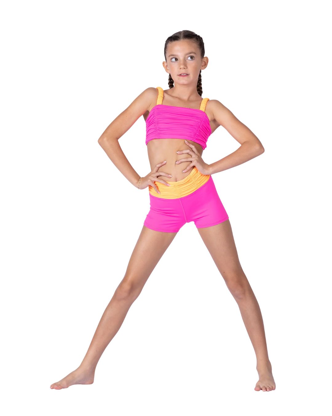 SASSY SCRUNCH TOP, Color: SHERBERT DREAM, Size: 6x-7