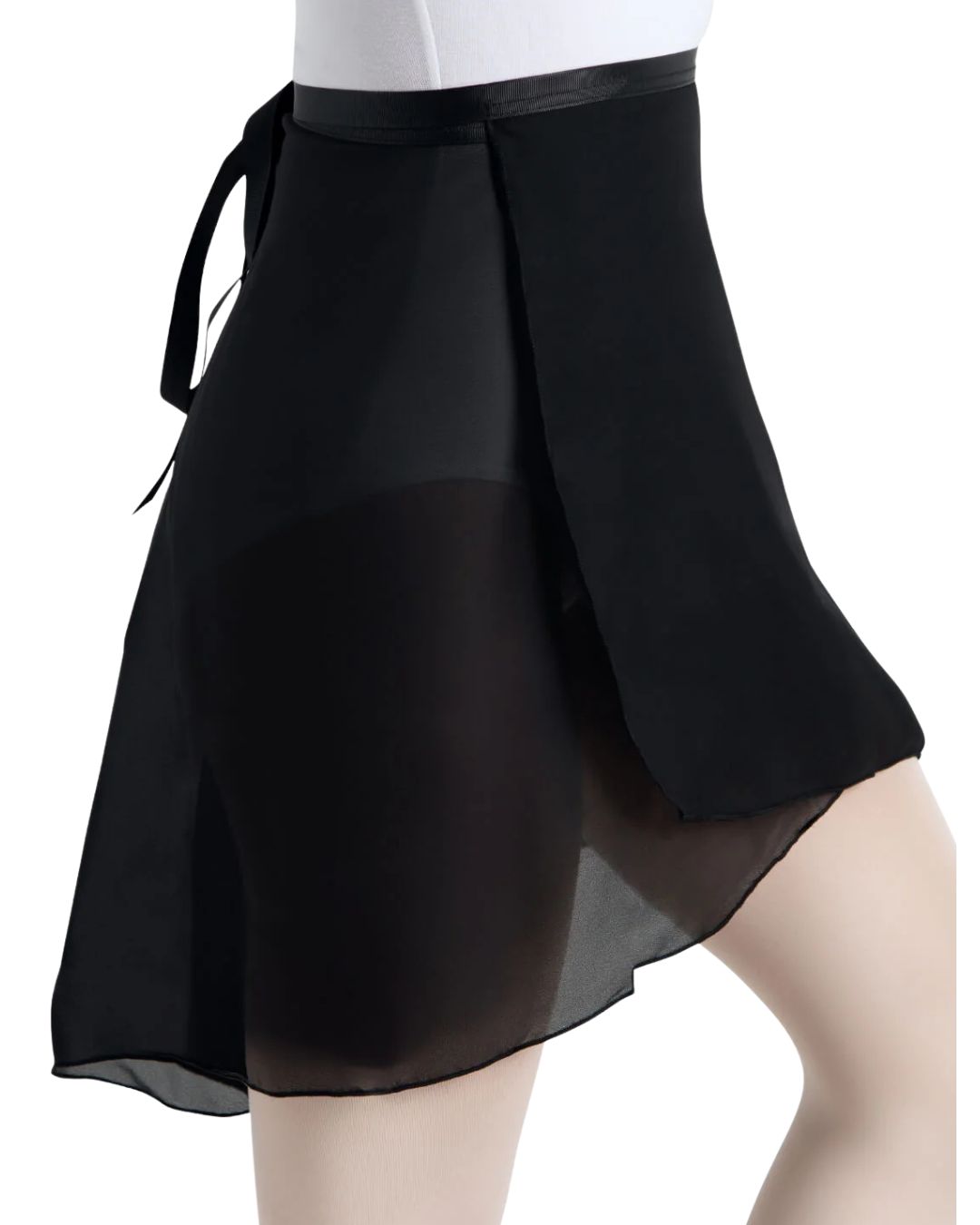N276 WRAP SKIRT WOMEN, Color: BLK, Size: PS
