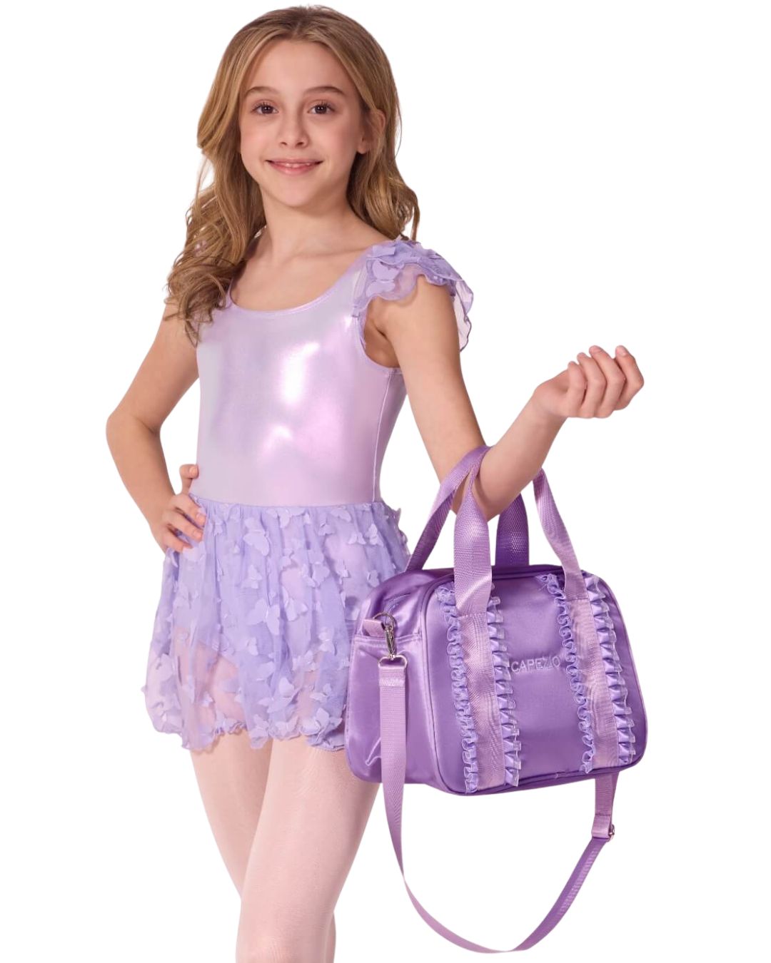 B324 Eloise Ruffle Dance Bag