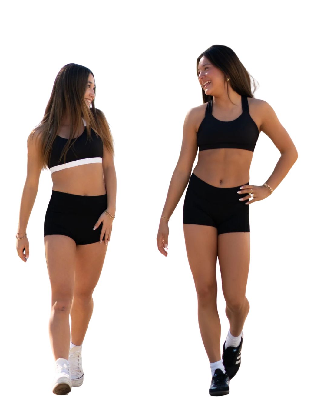 B5211 FOLD OVER SHORT, Color: BLK, Size: AXXS