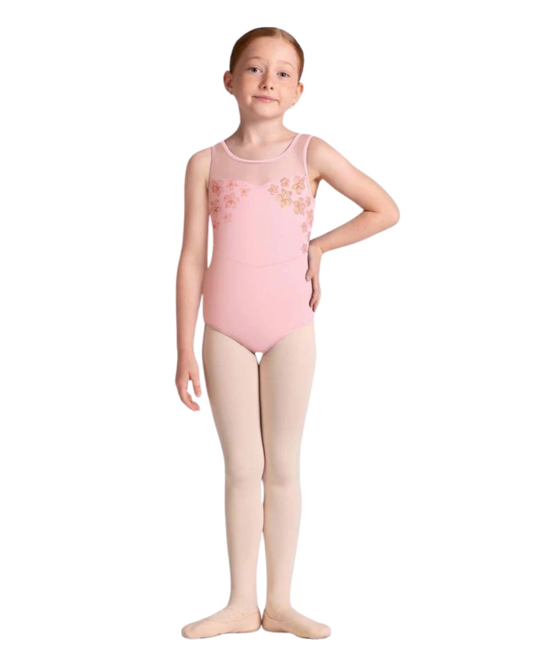 CL50011 TANK LEO W/ CROSS BK, Color: CDP, Size: 4-6