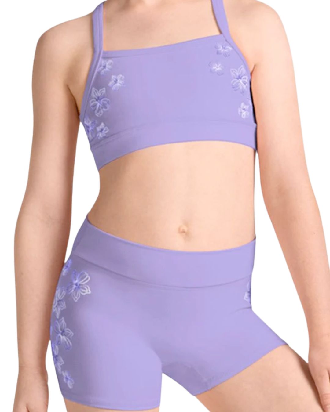 CR90012 FLORAL PRINT SHORTS