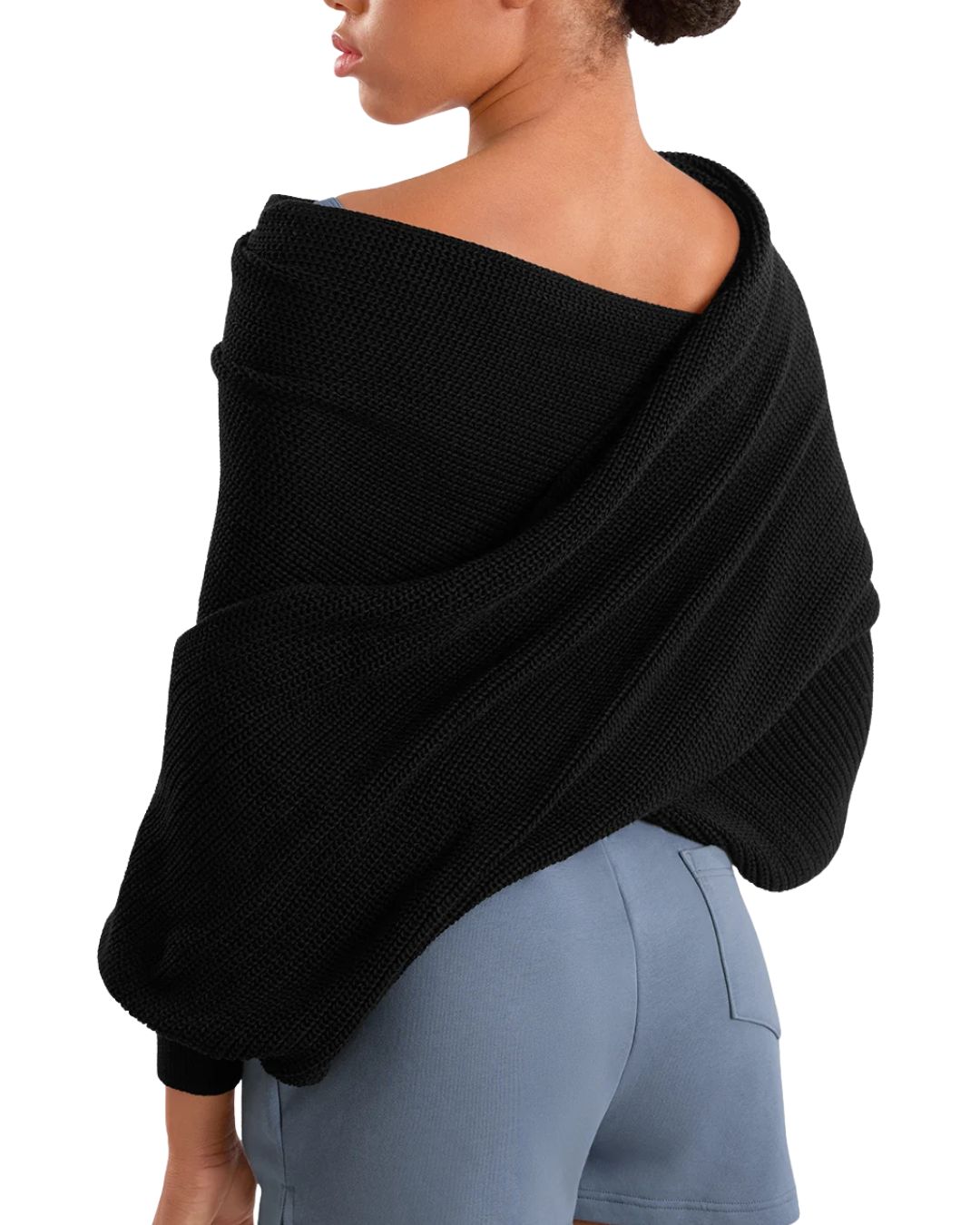 M30016L WARM UP WRAP TOP 