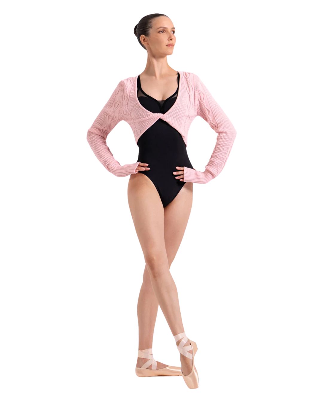 Z30040 TWIST FRNT KNIT TOP