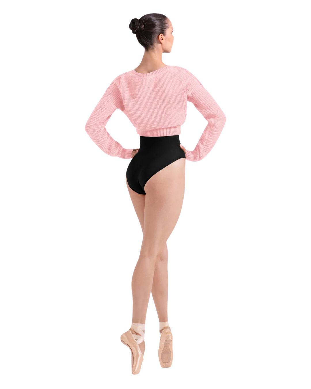 Z30042 BOATNCK CROP KNIT TOP