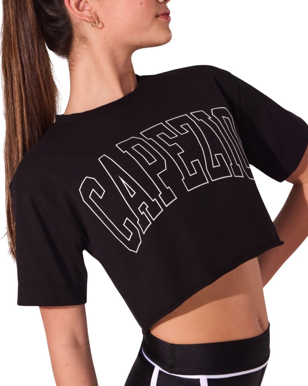 F13064C CAMPUS BOX TEE, Color: BLK, Size: MC