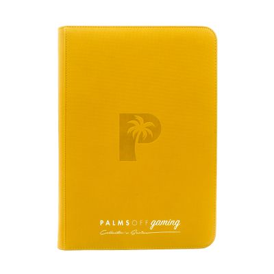 Palms off Collector&#39;s Series 9 Pocket Zip Binder - Yellow