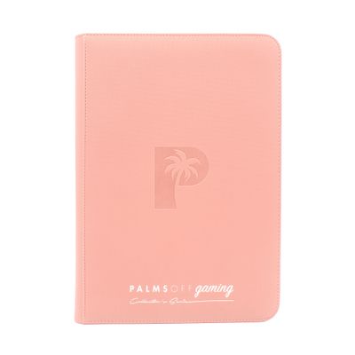 Palms off Collector&#39;s Series 9 Pocket Zip Binder - Pink