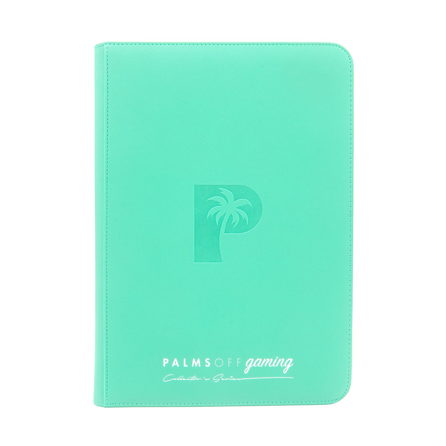Palms off Collector&#39;s Series 9 Pocket Zip Binder - Turquoise