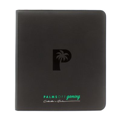 Palms off Collector&#39;s Series 12 Pocket Zip Binder - Black