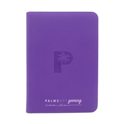 Palms off Collector&#39;s Series 9 Pocket Zip Binder - Purple