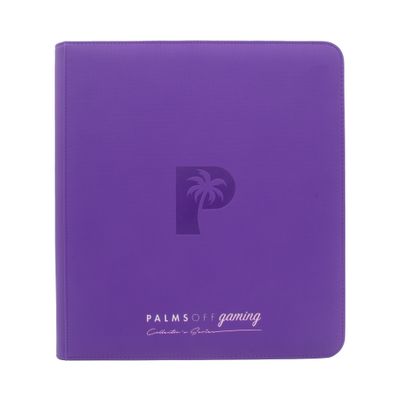Palms off Collector's Series 12 Pocket Zip Binder - Purple