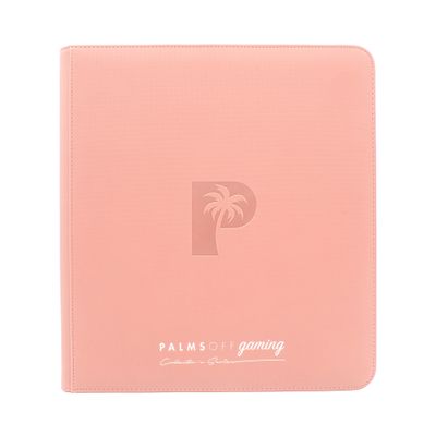 Palms off Collector's Series 12 Pocket Zip Binder - Pink