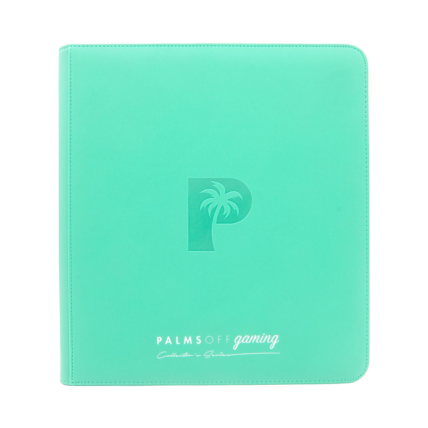 Palms off Collector&#39;s Series 12 Pocket Zip Binder - Turquoise