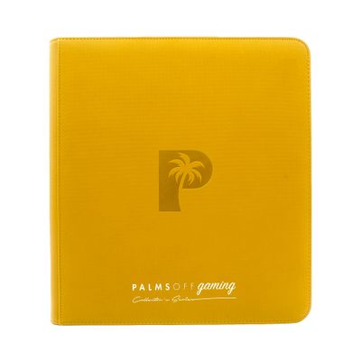 Palms off Collector's Series 12 Pocket Zip Binder - Yellow