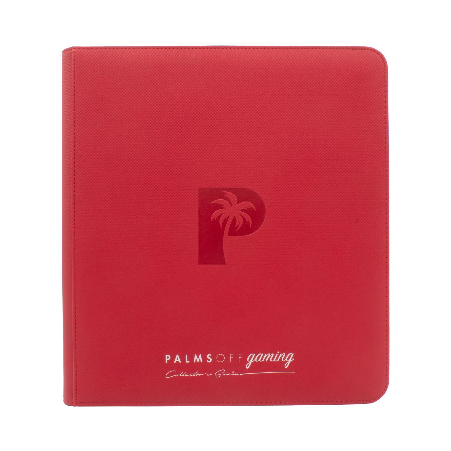 Palms off Collector&#39;s Series 12 Pocket Zip Binder - Red