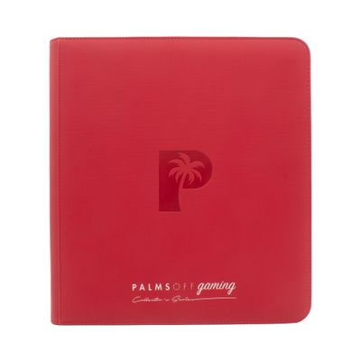 Palms off Collector's Series 12 Pocket Zip Binder - Red