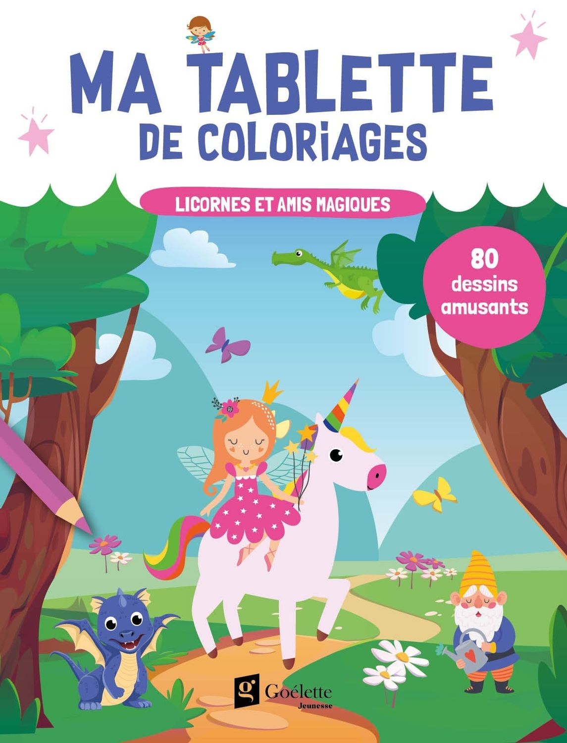 Tab. coloriages Licornes et amis
