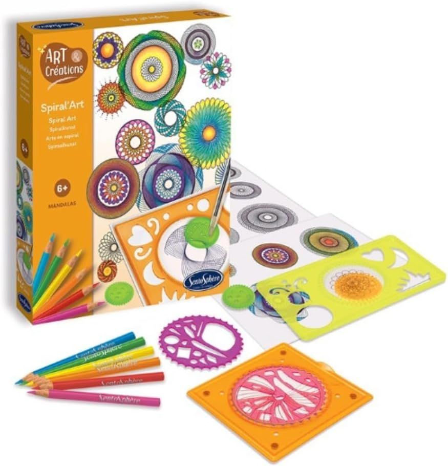 Sentosphère - Spiral Art - Spirograph Creations - 6 ans et plus