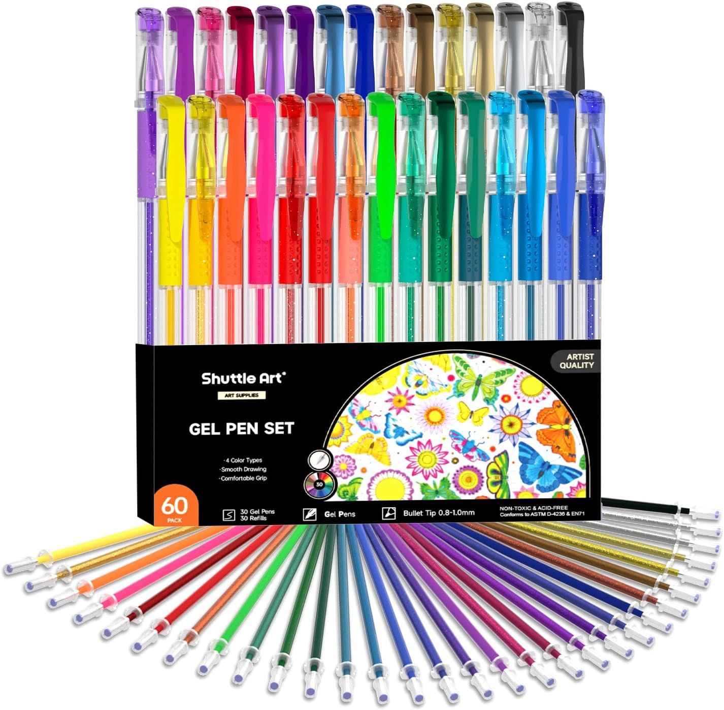 Gel Pen Shuttle Art