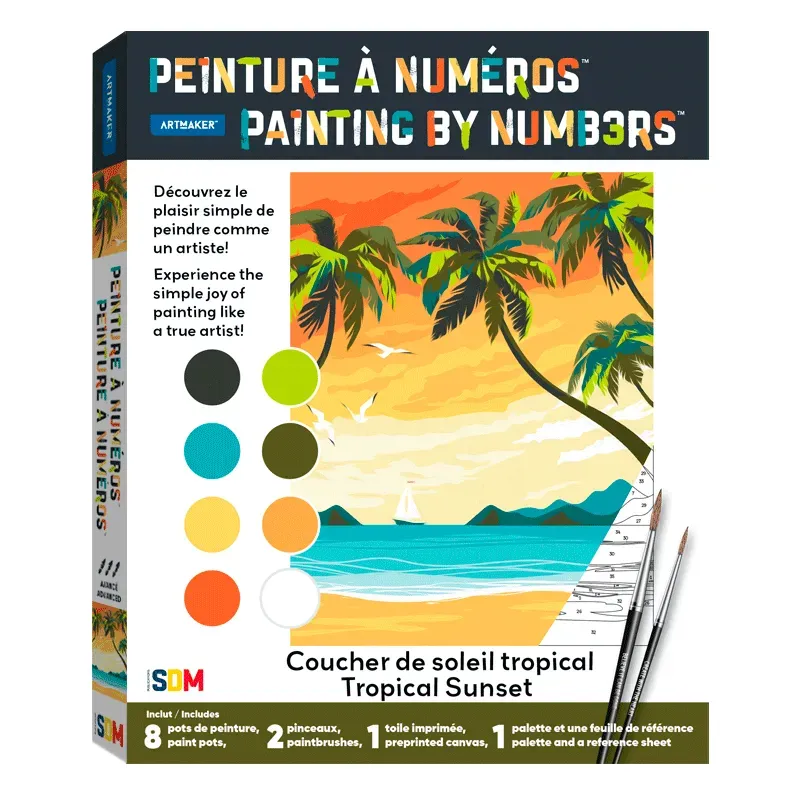 Peinture A Numeros Tropical