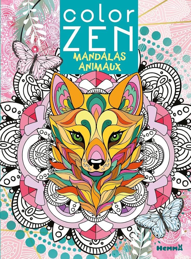 Color Zen Mandalas Animaux