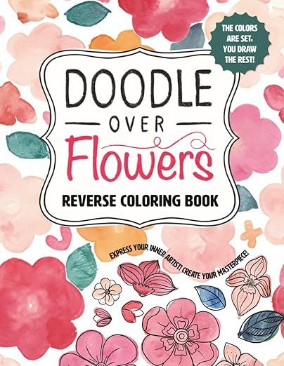 Doodle Over Flowers