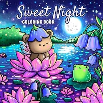 Sweet Night Coloring Book