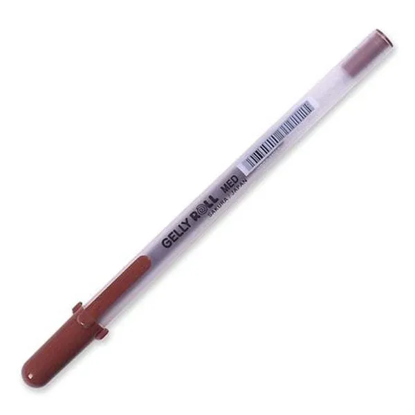 Gel pen Brun