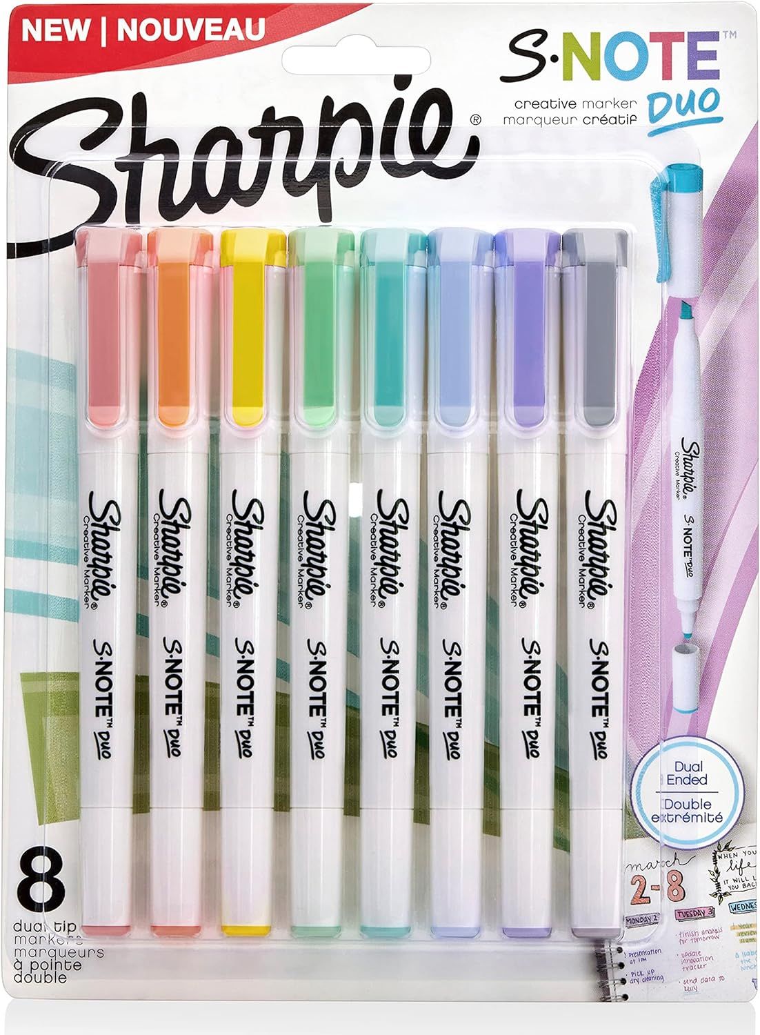 Marqueurs S-note Sharpie (8)