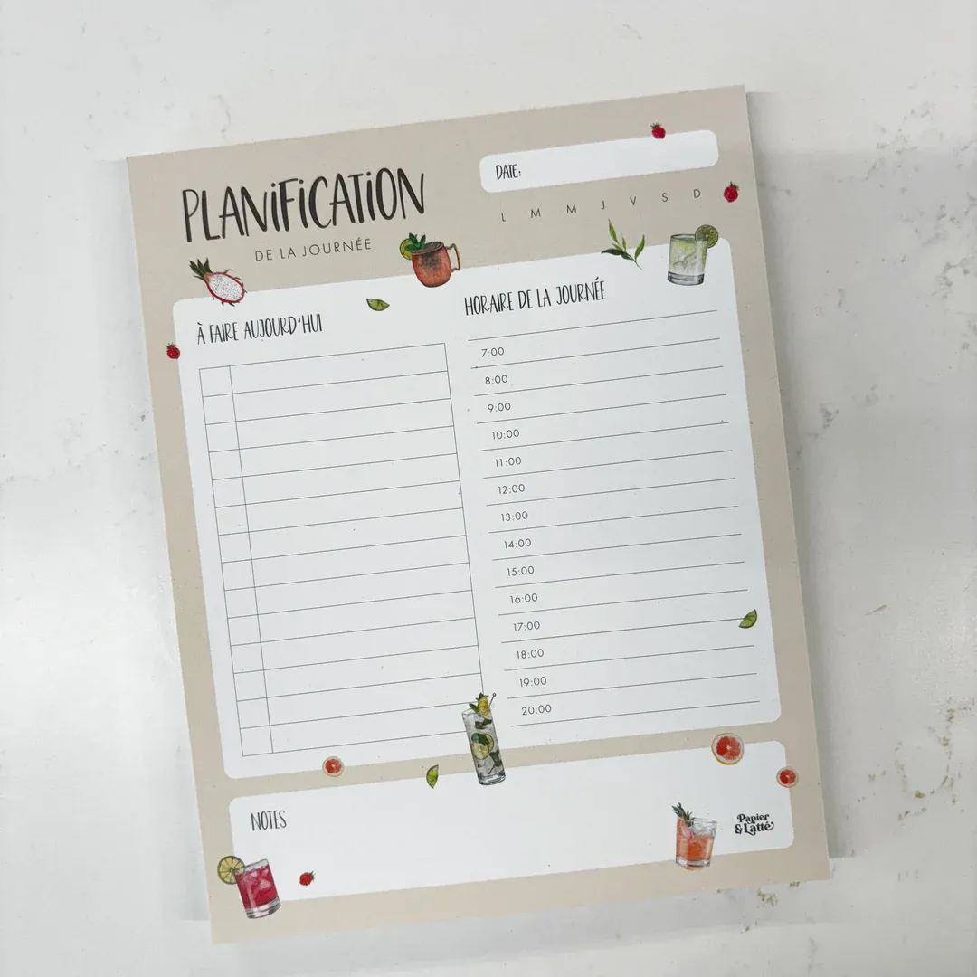 Grand Bloc-note Cocktails