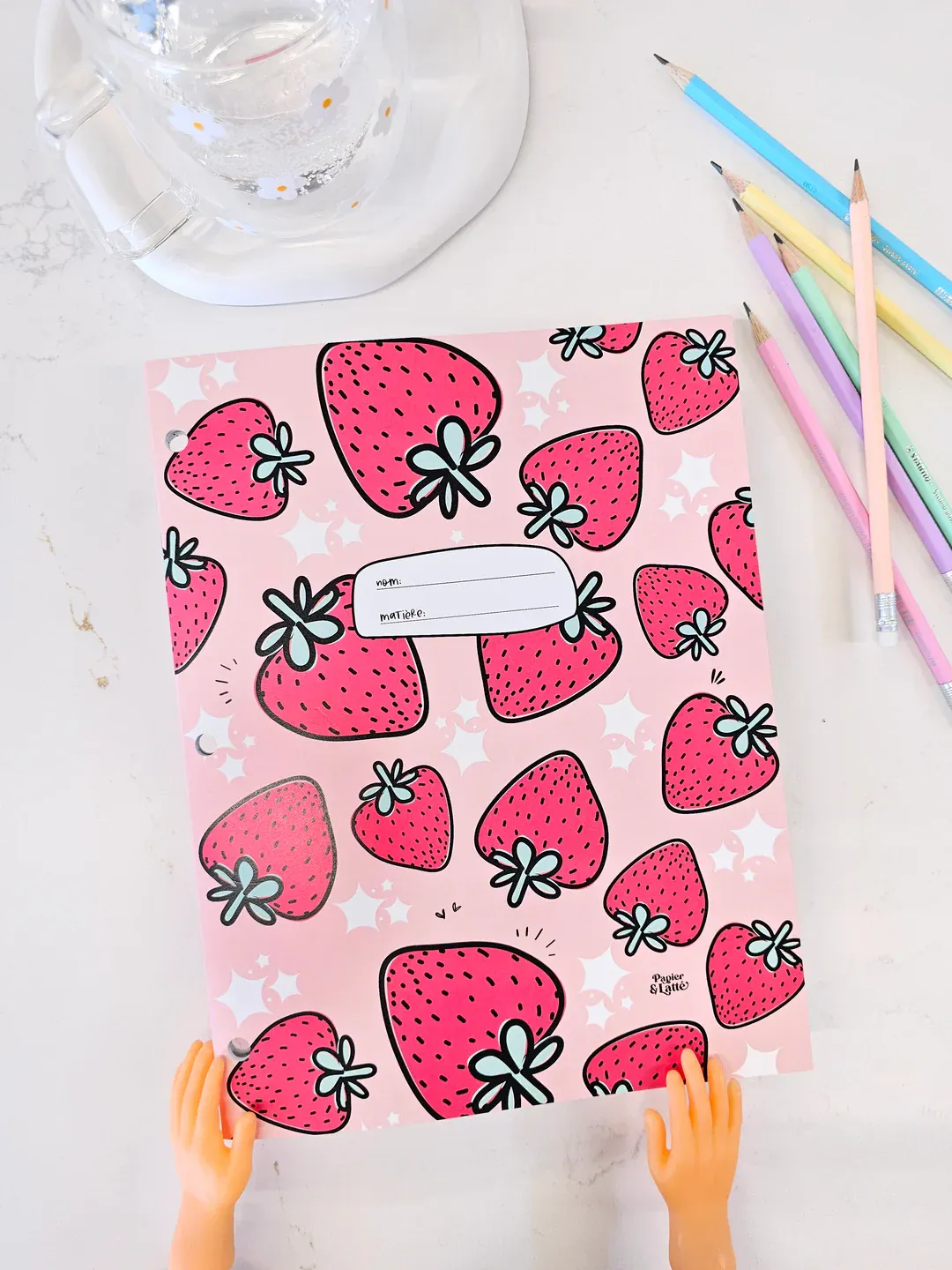 Grand Bloc-notes Fraises