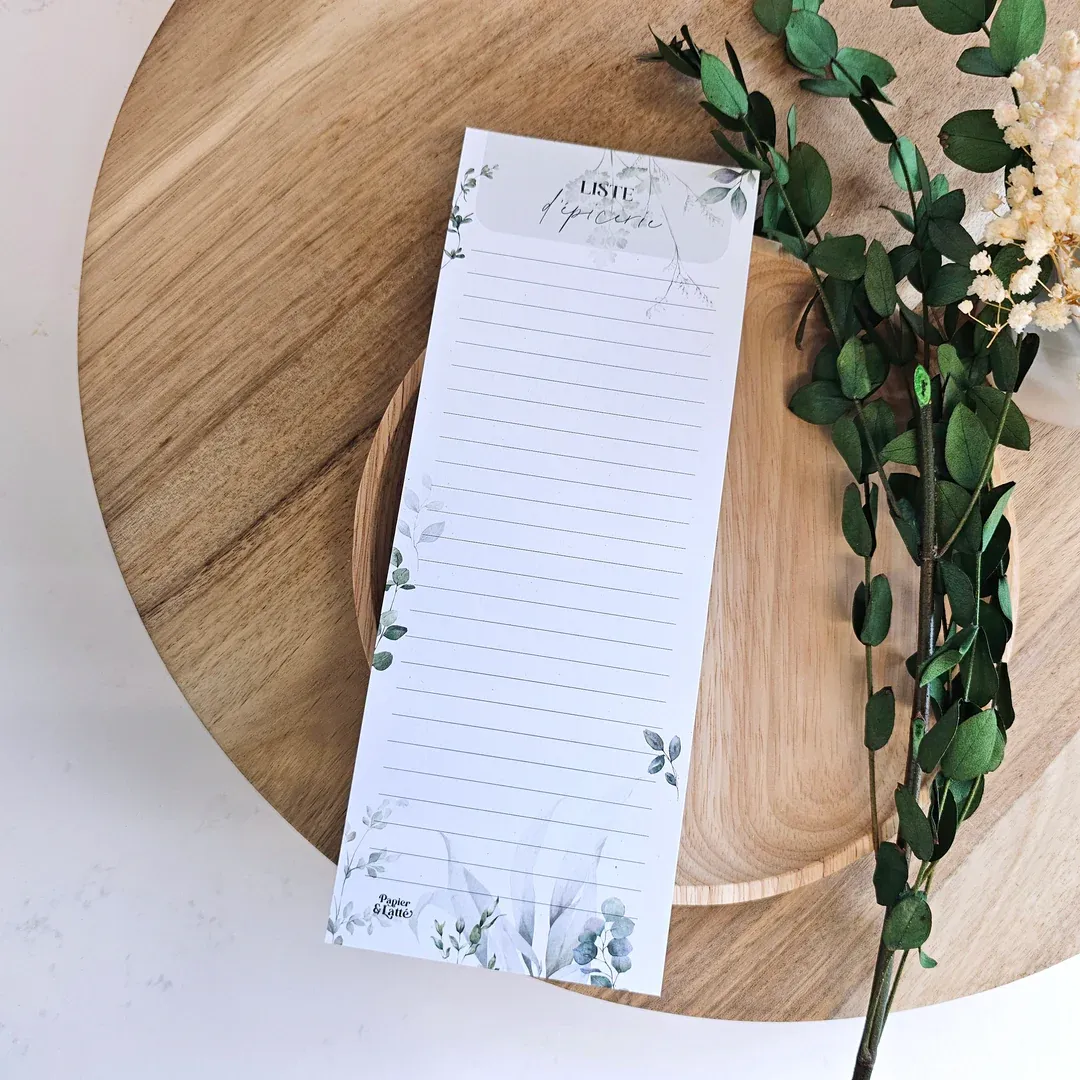 Liste Epicerie Eucalyptus