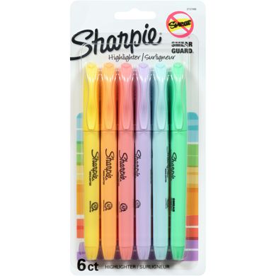 Surligneur Sharpie Pastel Paquet 6