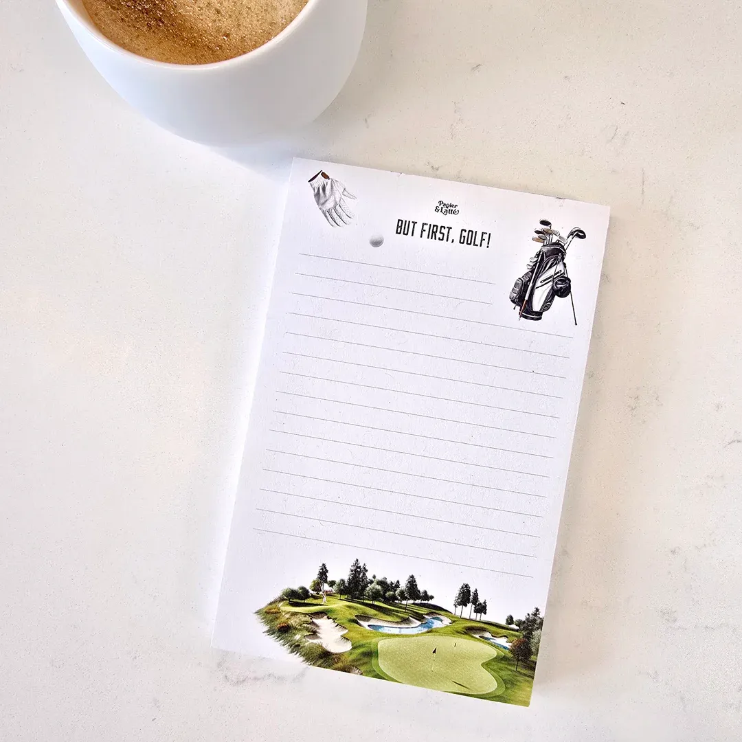 Petit bloc-note Golf