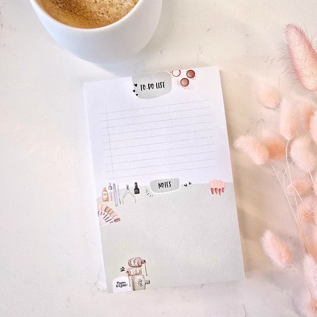 Petit bloc-note Manucure