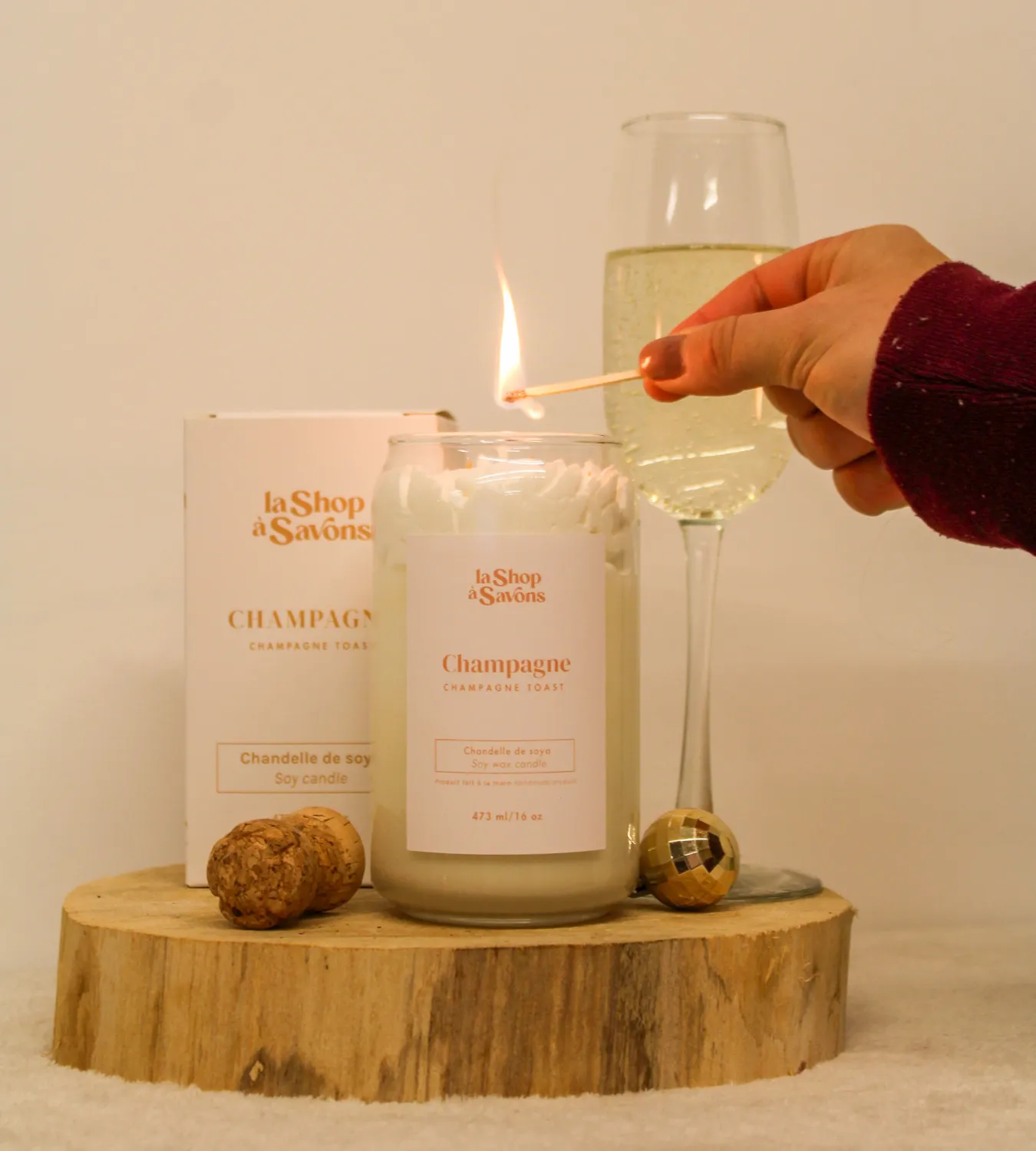 Chandelle Soya Champagne