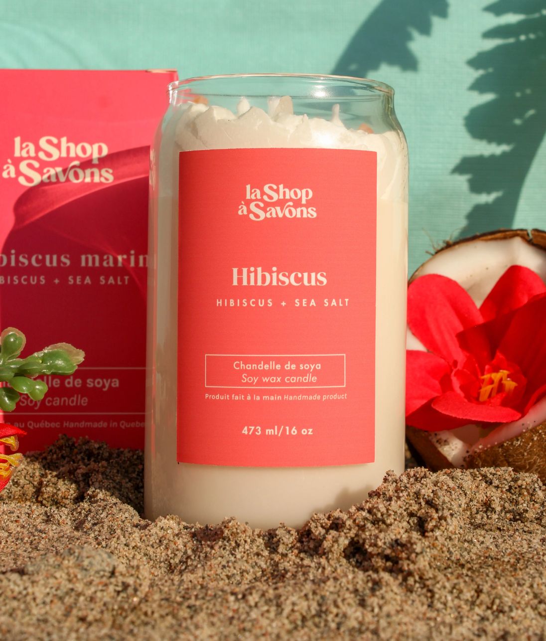 Chandelle Soya Hibiscus Marin