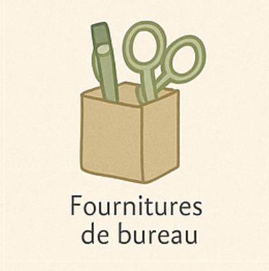 Fournitures de bureau