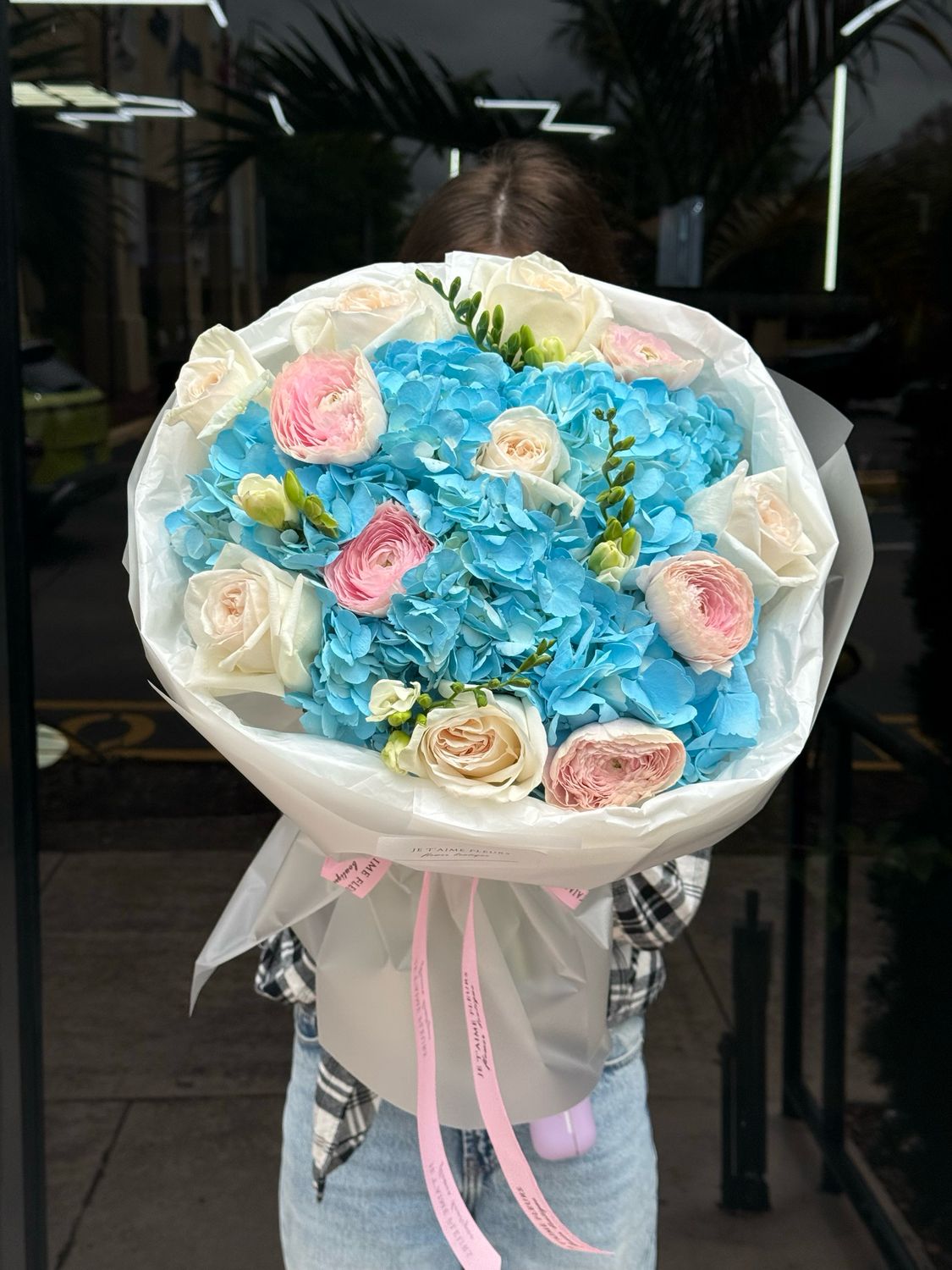 Bouquet “Miami Baby Blue”
