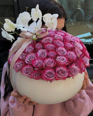 Vase Signature 75+ Orchid