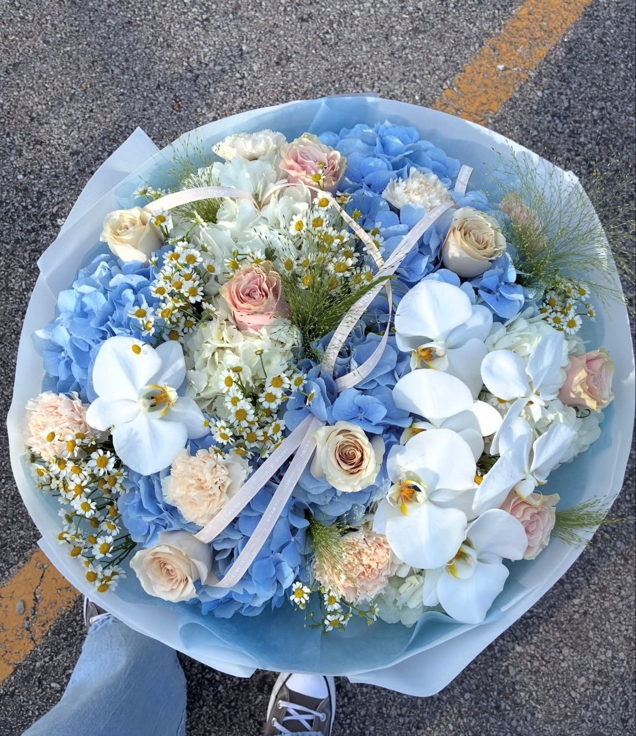 Elegant graduation flowers arrangement Naples Florida
