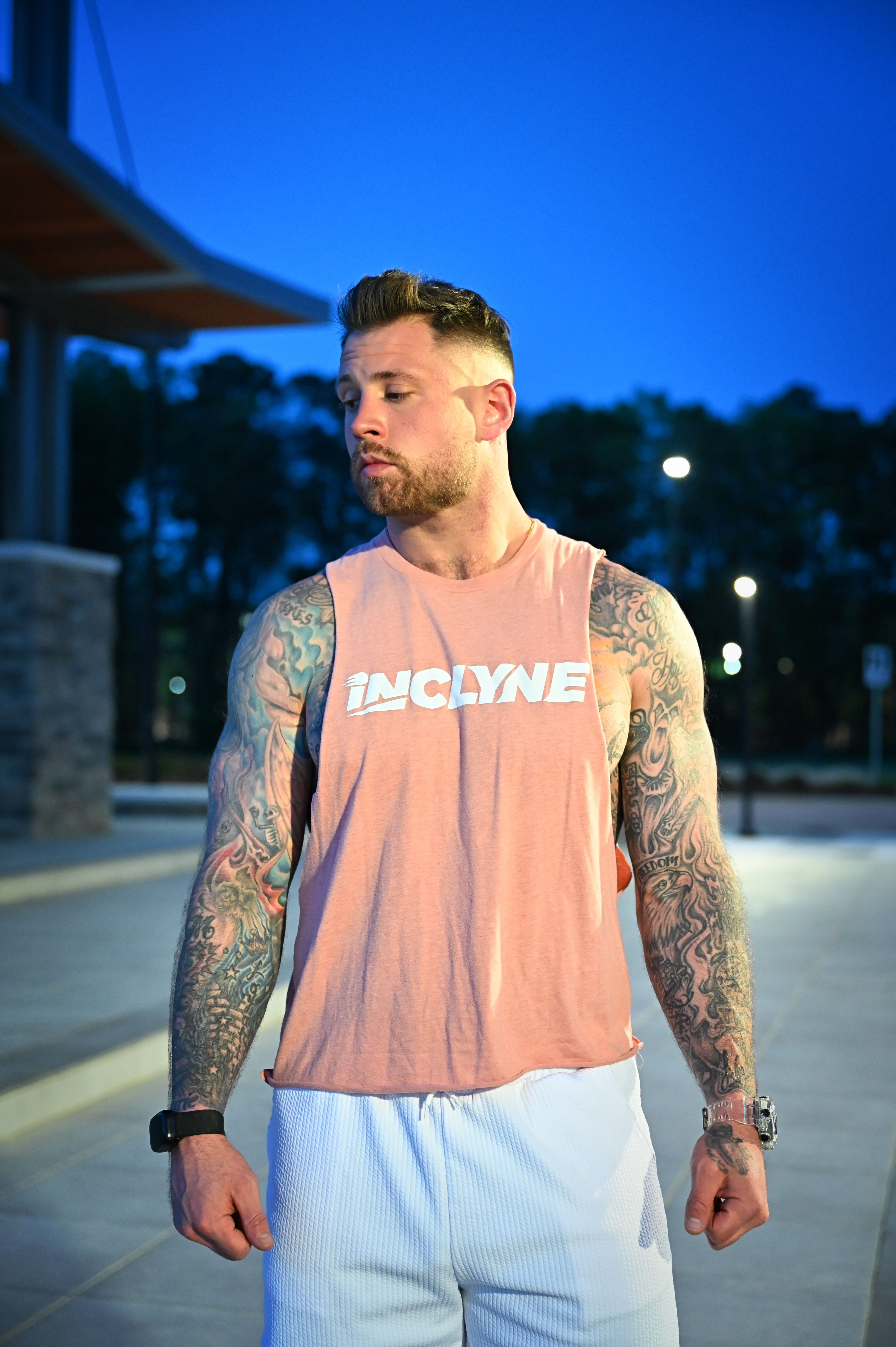 iNCLYNE Custom Cropped Tank — view 1