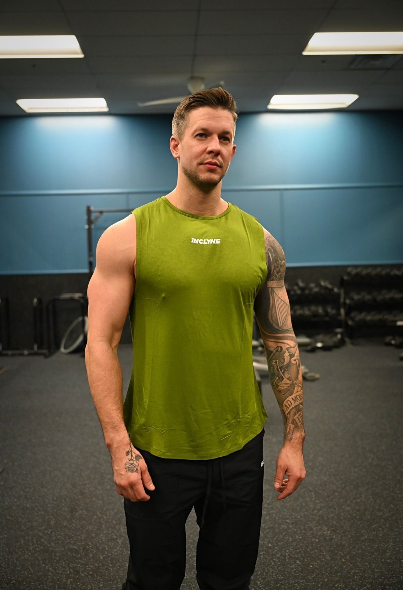Motion Men's Curved Hem Athletic Tank — view 1