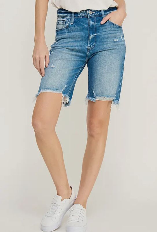 Artemis Vintage High Rise Bermuda Shorts