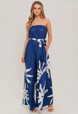 Blue Ivory Sleeveless Jumper
