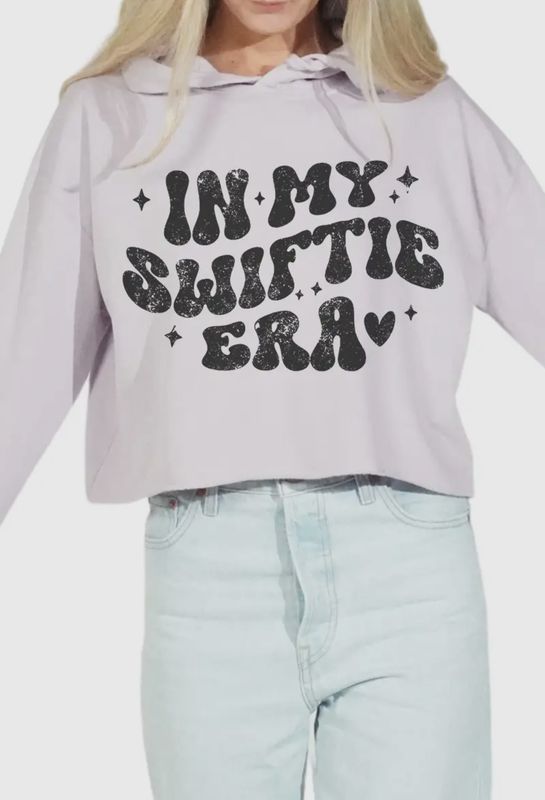 Taylor Swift In My Swifty Era Cropped Hoodie